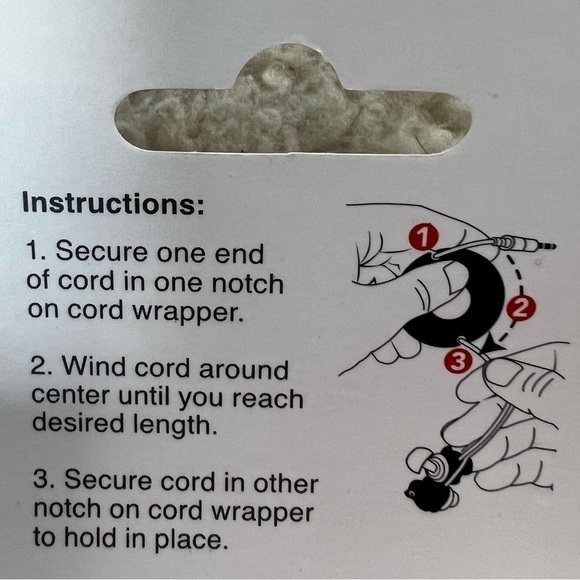 🎉HP🎉 DCI "Boom Box" Funky Tech Charging or Headphone Cord Wrap - Picture 3 of 5